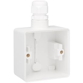 8 stk Underlag 1 modul, 1x M20, IP55, hvit