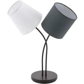 Eglo Almeida bordlampe, hvid/antracit