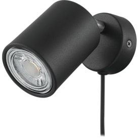 Portello Spot GU10, 400 lumen, sort