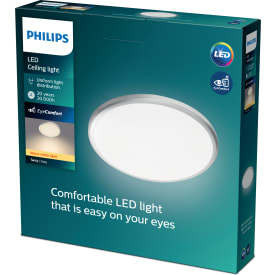 Philips myLiving Twirly plafond, grå, Ø28 cm