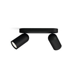 Philips myLiving Pongee takspotlight, svart