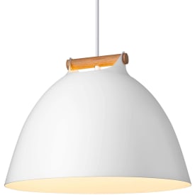 Halo Design Århus pendellampa, vit, Ø40 cm