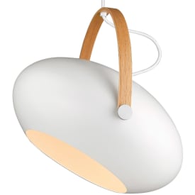Halo Design D.C pendellampa, vit, Ø40 cm