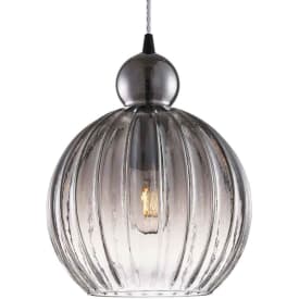 Halo Design Ball Ball pendellampe, røykfarget, Ø32 cm