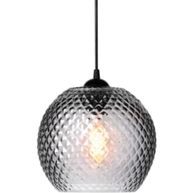 Halo Design Nobb pendellampe, røykfarget, Ø22 cm