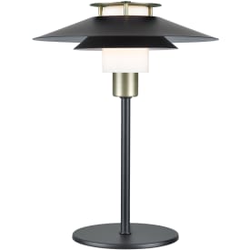 Halo Design Rivoli bordslampa, svart/mässing