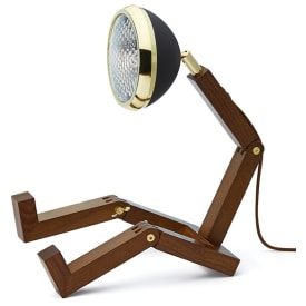 Mr Wattson bordslampa, mässing
