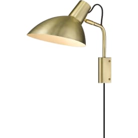 Halo Design Metropole vegglampe, messing