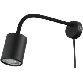 Portello Spot Flex GU10, 400 lumen, Sort
