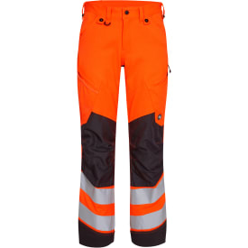 FE Engel stretchbukse 2544, varselklasse 2, oransje/grå, størrelse 104