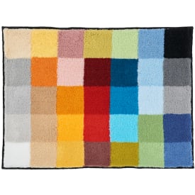Kleine Wolke Cubetto baderomsmatte, 65x90 cm, flerfarvet