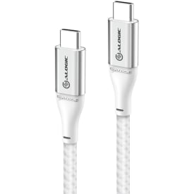 Laddarkabel USB-C till USB-C på 30 centimeter, silver