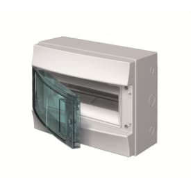 Gruppepanel 1RK 12M med transparent dør, IP65
