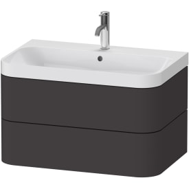 Duravit Happy D.2 möbelpaket, 77,5x49 cm, grafit