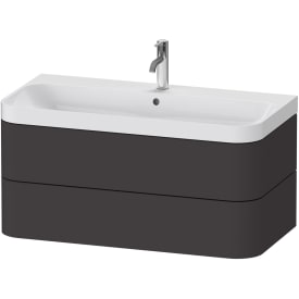 Duravit Happy D.2 möbelpaket, 97,5x49 cm, grafit