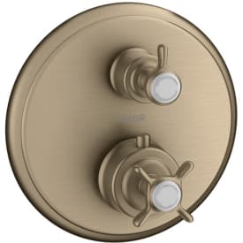Axor Montreux Termostat, med 2 utløp, for innbygging, børstet nikkel