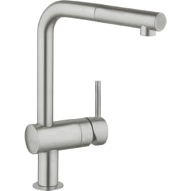Grohe Minta köksblandare, utdragbar pip, stål