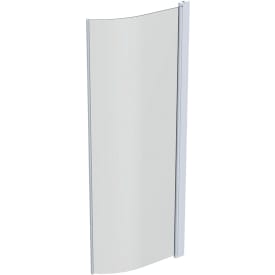 Contura Shower Space dusjdør, 63,1 cm, frostet glass, hvit profil