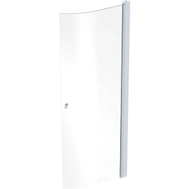 Contura Shower Space dusjdør, 72,3 cm, klart glass, hvit profil