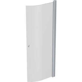 Contura Shower Space duschdörr, 72,3 cm, klart glas, vit profil