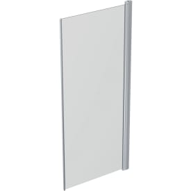 Contura Shower Space dusjdør, 87 cm, frostet glass, aluminiumsprofil