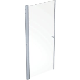 Contura Shower Space dusjdør, 57 cm, klart glass, aluminium profil
