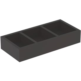 Geberit Smyle Square lådinsats, 32,3x15 cm, svart