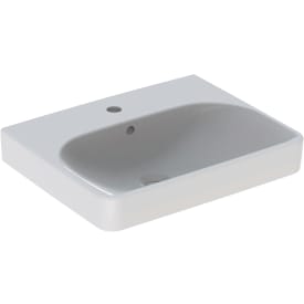 Geberit Smyle Square tvättställ, 55x44 cm, vit