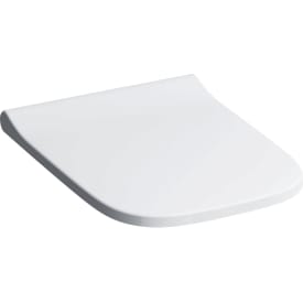 Geberit Smyle Square toalettsits, soft close, vit