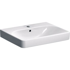 Geberit Smyle Square tvättställ, 60x48 cm, vit