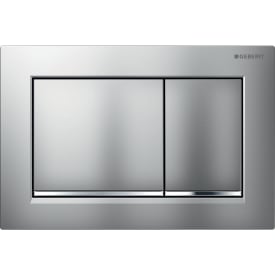 Geberit Omega 20 betjeningsplate, krom/matt krom