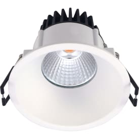 Nordtronic Velia downlight, 10,9W/4000 LED, rund, matt hvit