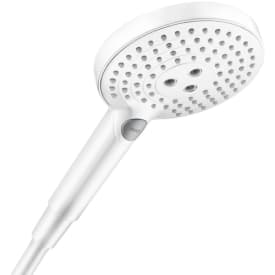 hansgrohe Raindance Select E Juego de ducha 120 3jet EcoSmart 9 l/min con  barra de ducha 35.4 in y jabonera