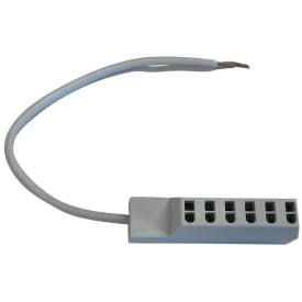 AMP 6-vejs fordelerboks med 20 cm ledning