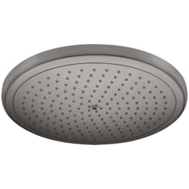 Hansgrohe Croma takdusj, Ø28 cm, vannbesparende, børstet sort krom