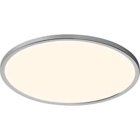 Nordlux Oja Bath plafond, 3-trins-dæmp, krom, Ø42 cm