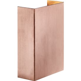 Nordlux Fold 10 vägglampa utomhus, koppar