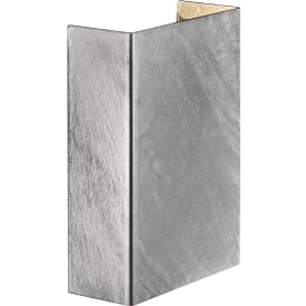 Nordlux Fold 10 vägglampa utomhus, galvaniserat stål