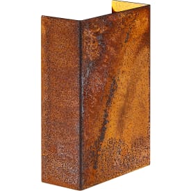 Nordlux Fold 10 vägglampa utomhus, corten