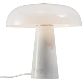 Dftp Glossy bordlampe, hvid