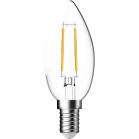 Nordlux Energetic E14 LED filament kertepære, 4W, klar