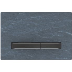 Geberit Sigma 50 betjeningsplade, skifer/sort krom