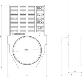 Filcoten LIGHT/TEC/PRO NB100 endevegg, universal