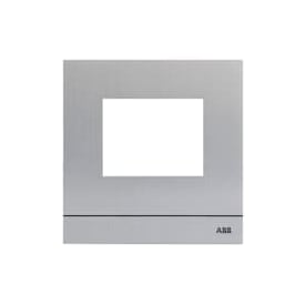 ABB-velkomstramme, aluminium, størrelse 1/1 (1 modul) 41391CF-A