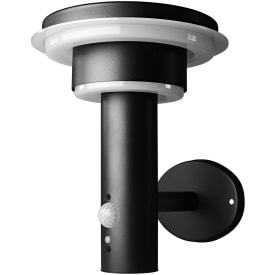 Ledvance Endura Style Circle vägglampa solcell, sensor, svart