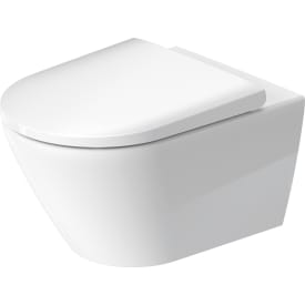 Duravit D-Neo vegghengt toalett, uten skyllekant, hvit