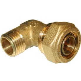 IMI TA PEX vinkel med nippel 15 mm x 3/4"