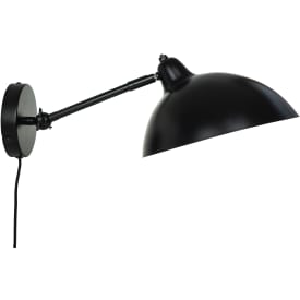 Dyberg Larsen Futura væglampe, sort/hvid