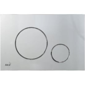 Alca M672 betjeningsplate, matt krom