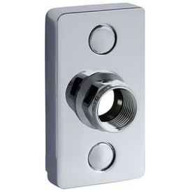 Trio Perfekta Design Line väggbricka, enkel/1 rör, cu Ø12 & 15 mm, förkromad